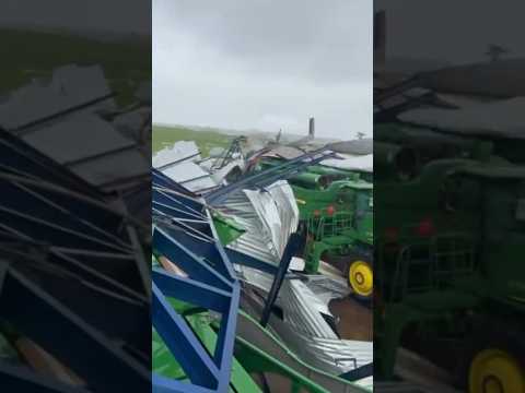 Tornado Entre Rios do Oeste #tornadorio­bonitodo­iguaçu #tornadosulbrasil #climas­extremos