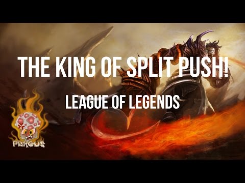 THE KING OF SPLIT PUSH (Tryndamere Top) - league of legends