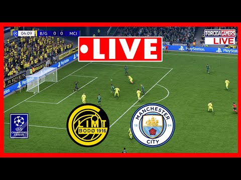 🔴 LIVE: Bodø/Glimt vs Manchester City 🔴 UEFA Champions League 2025/2026 ⚽ Match Today Simulation