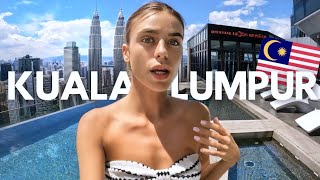 Travel vlog - First Day in Kuala Lumpur! Didn't Expect This in Malaysia…