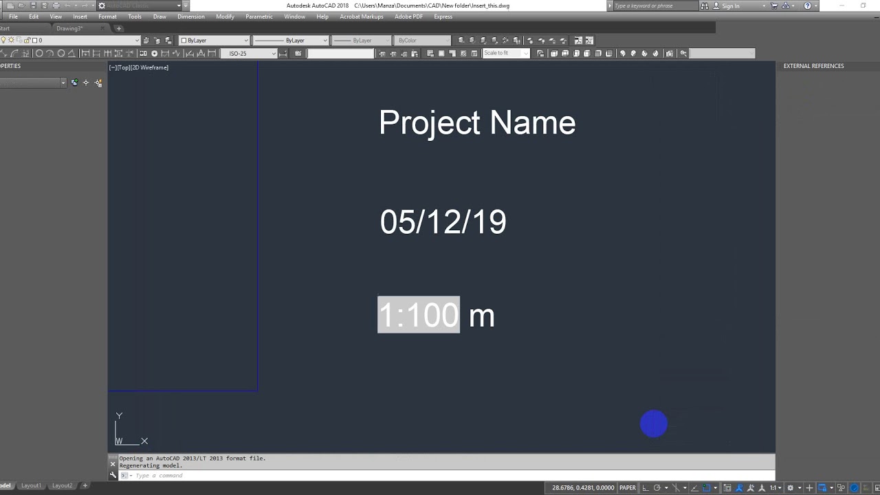AutoCAD: Using Script to Edit Multiple Drawings