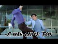 Fight scene in the car park