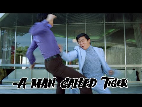 Fight scene in the car park