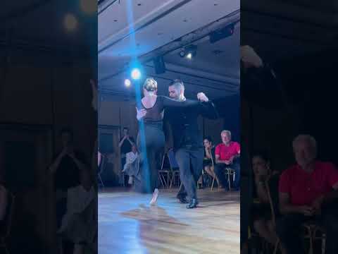 Jeannette Erazú y Leandro Capparelli en Cita tango festival 2023