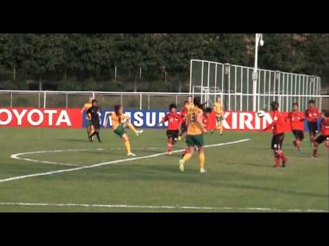 AFC U19 Women's Championship 2013 China. MYA vs AUS