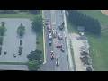 Cherry Hill road closed after dump truck hits wires