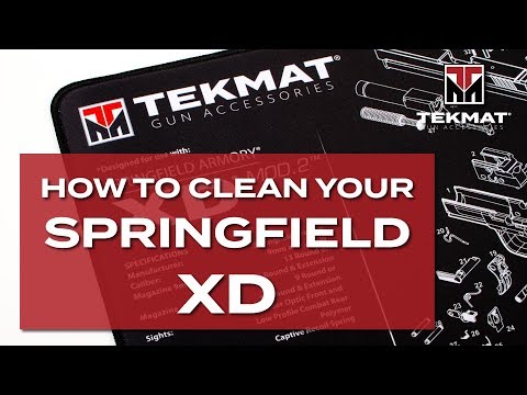 How to Clean a Springfield XD | TekMat | Basic Gun Cleaning