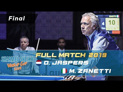 Final - Dick JASPERS vs Marco ZANETTI (Sharm El Sheike World Cup 3-Cushion 2019)