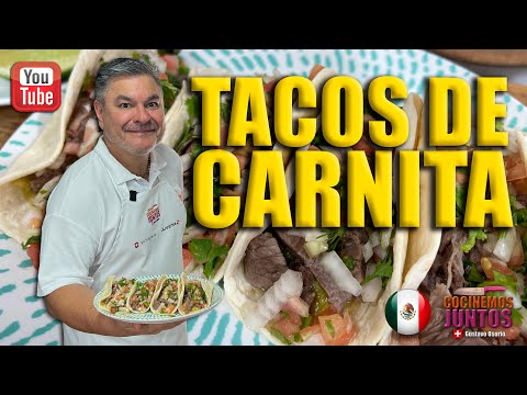 como hacer TACOS DE CARNITA - Gustavo Osorio ✅💯