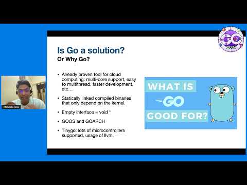 GopherCon 2021: Go in Embedded World - Mahesh Jena