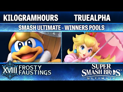 Frosty Faustings XVIII WINNERS POOLS - KilogramHours (Dedede) vs TrueAlpha (Peach) - Smash Ultimate