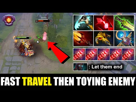 FAST TRAVEL IN 8MIN!! Super Aggressive Tinker Dominating & Nonstop Killing Enemy | Solo Stack Tinker