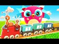 A Toy Railroad For Toy Trains For Kids Hop Hop And Peck Peck Open Colorful Balls And Find New Toys