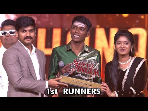 Super Singer Season 11 | Grand Finale 1st Runners - Saran & Dishathana
