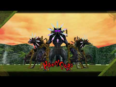 [onigiri online] [鬼斬] 3 wolfs vs ground pound  - Usagikari Island Hell - Summer music festival event