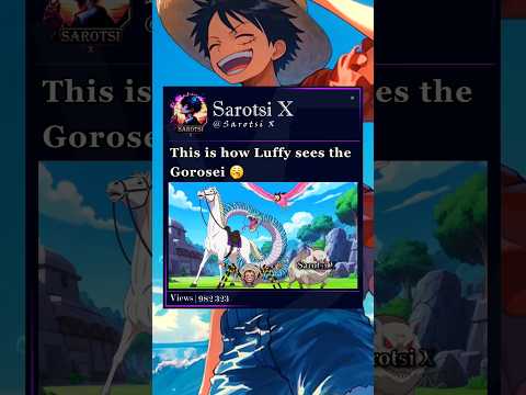 How Luffy sees the Gorosei #luffy #gorosei #zoro #onepiece