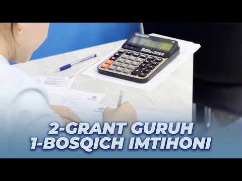 "Ezgulik yo'li" ta'lim grantining 2-guruh 1-bosqich imtihoni | Jumaniyozova Poshshajon