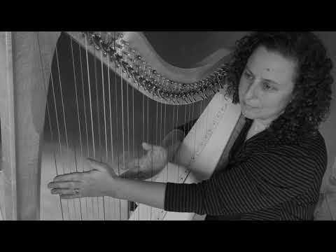 Prelude in C major by J.S. Bach on lever harp