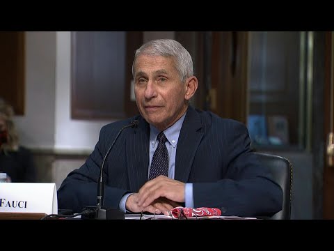 Dr Anthony Fauci arrives on Capitol Hill for Senate hearing | AFP