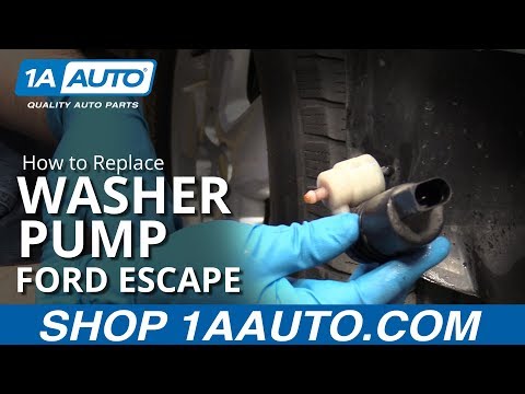 How to Replace Washer Pump 07-12 Ford Escape