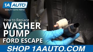 How to Replace Washer Pump 07-12 Ford Escape