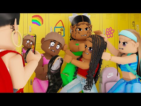 MY NIECE GOT JUMPED BY GHETTO KIDS!! *SNATCHED HER WIG!?* | Bloxburg Family Roleplay