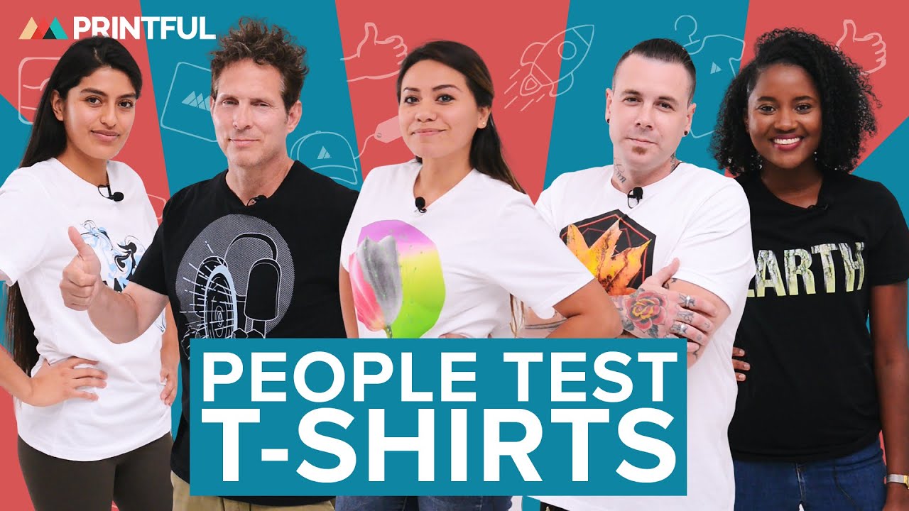 People Test Custom TShirts Printful TShirt Review Printful