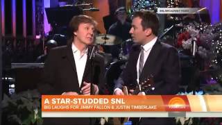 SNL Paul McCartney, Madonna join Jimmy Fallon and Justin Timberlake   YouTube