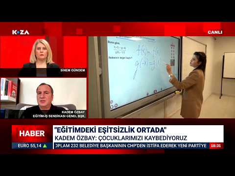 Eğitim-İş Genel Başkanı Kadem Özbay - Sinem Gündem ile Canlı Yayın - Koza TV | EĞİTİM İŞ