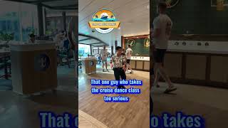 Cruise dance class ￼ #diazondecktravel #cruiseship #royalcaribbean #cruise #shiplife #travel #fun