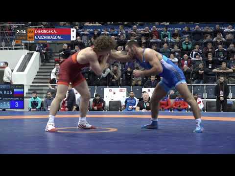 1/2 FS - 79 kg: A. DIERINGER (USA) v. A. GADZHIMAGOME (RUS)