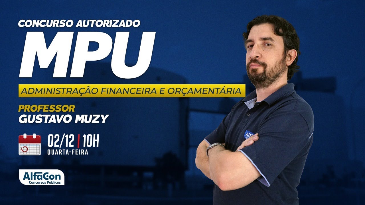 AO VIVO - Aula de Administração Financeira e Orçamentária - AFO - Pré edital MPU | AlfaCon