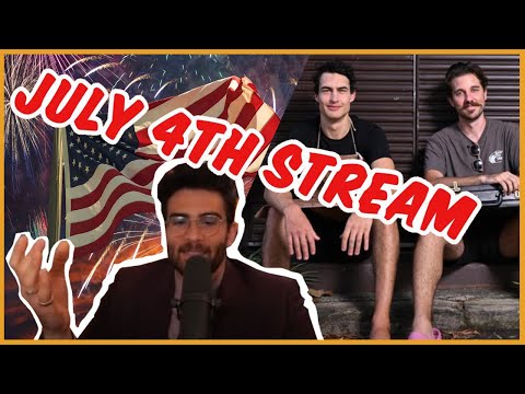 Hasanabi VLOG | How to SHOTGUN A beer like a pro | JULY 4th Stream ft Boy Boy & I Did A Thing