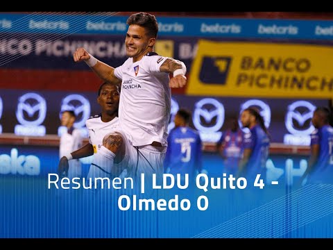 Resumen: LDU Quito 4 - Olmedo 0