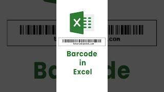 How to use barcodes in excel? ( In 2 steps) | Barcode shortcut trick #shorts #exceltricks