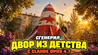 Может ли нейросеть воссоздать двор, в котором ты вырос? Проверяю с Claude Opus 4.7