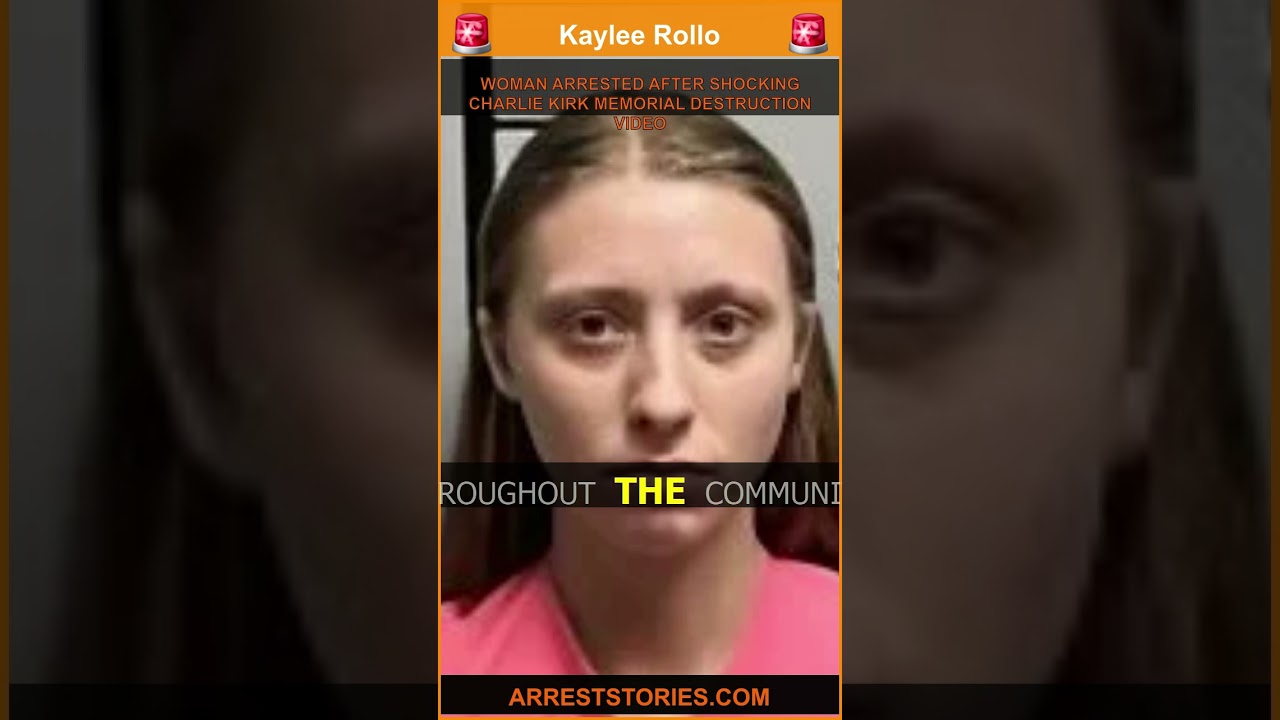 WOMAN ARRESTED AFTER SHOCKING CHARLIE KIRK MEMORIAL DESTRUCTION VIDEO