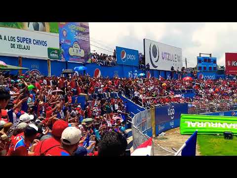 "Aficion del xelaju _XELAJU vs sanarate semifinales  torneo clausura 2018" Barra: Sexto Estado • Club: Xelajú