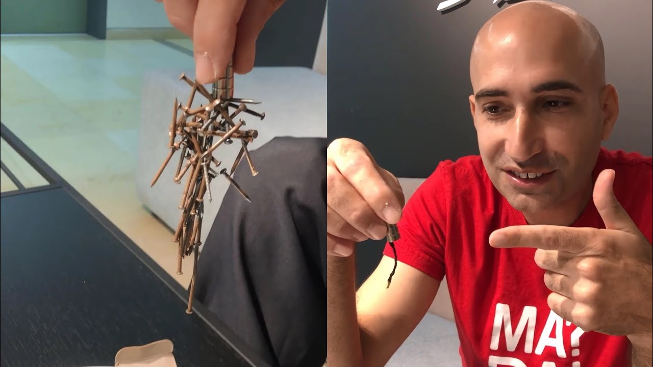 פתרון חידת הגפרור והמגנט