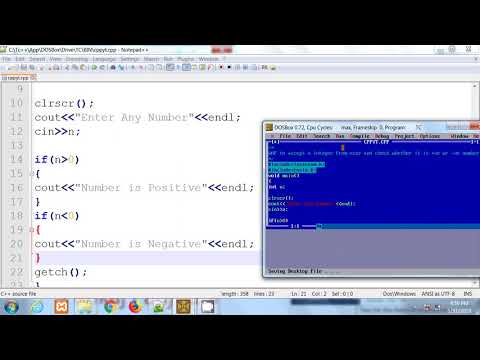 14 C in Hindi | Check Number is ve or ve | if else statement