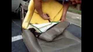 HOW TO REPLACE THE LEATHER DRIVERSIDE SEAT ON ACURA OR HONDA