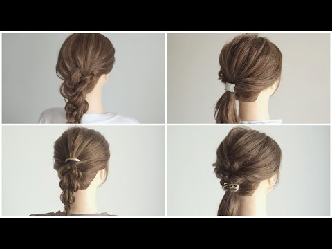 4 Simple and Quick Ponytail Hairstyles