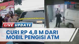 Detik-detik Pencuri Bawa Kabur Mobil Pengisi ATM di Subang, Uang Rp 4,8 Miliar Ikut Raib Digondol