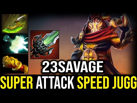 23SAVAGE [Juggernaut] Super Attack Speed Electro Jugg Dota 2