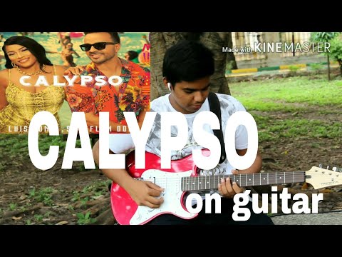 Calypso-luis fonsi on electric guitar