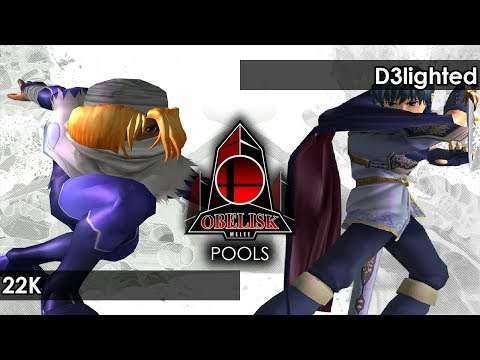 Melee: G5 | 22K (Sheik/Young Link) V G5 | D3lighted (Marth/Young Link) - Obelisk 114 Tournament SSBM
