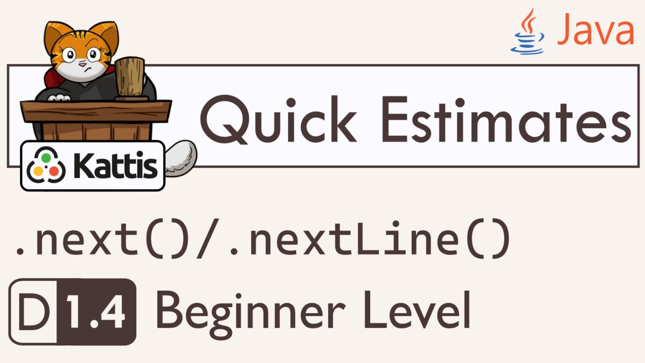 CP-1.004 Java Tutorial - Scanner .next() and .nextLine()