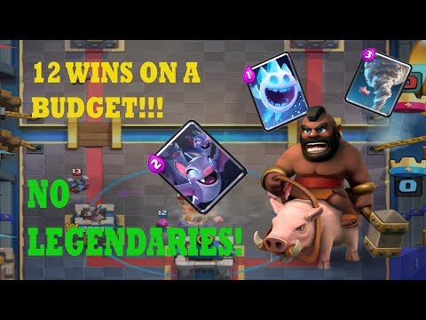 12 WIN NO LEGENDARIES!! BUDGET CLASH!!