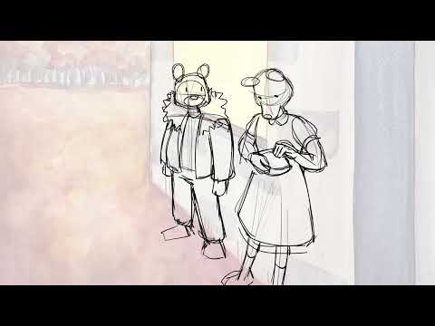 2d clean up animation reel 2024