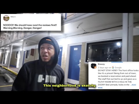 Staying at the “MOST DANGEROUS” motel in the hood!